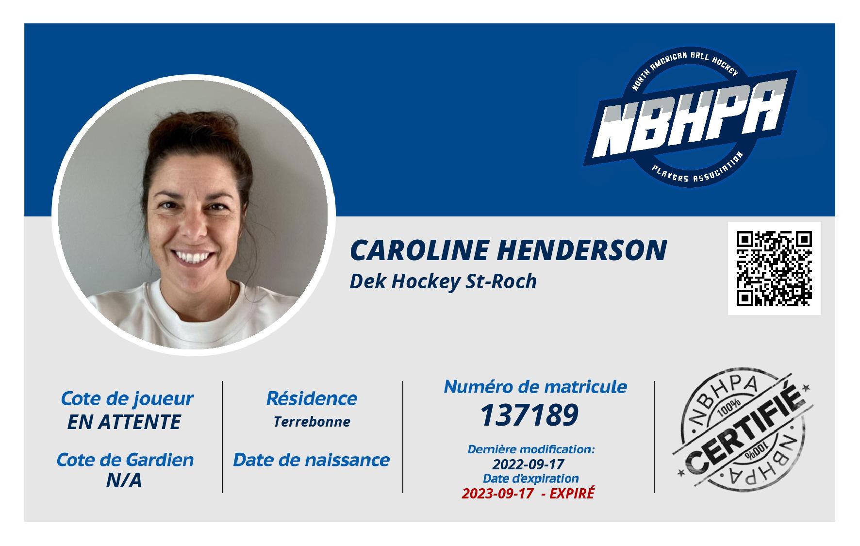Caroline Henderson