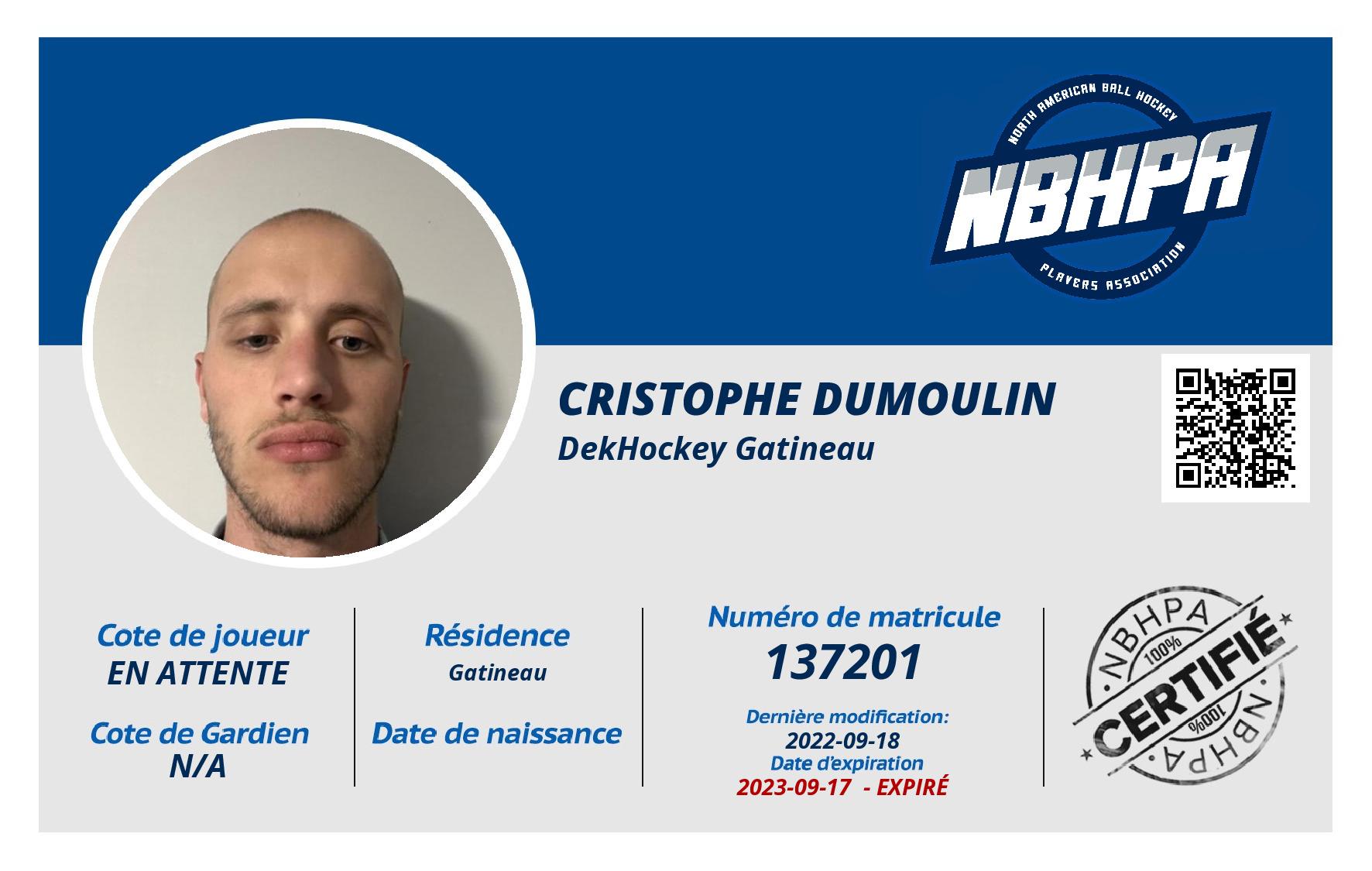 Cristophe Dumoulin 