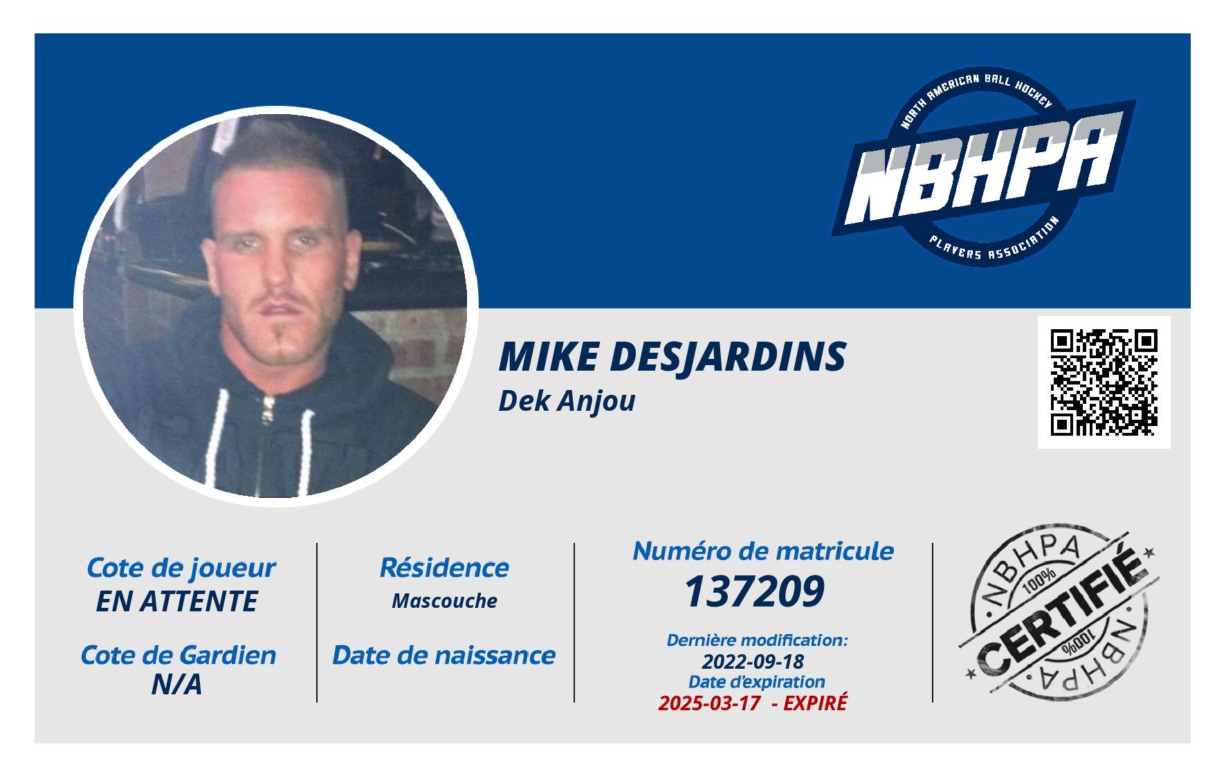 Mike Desjardins