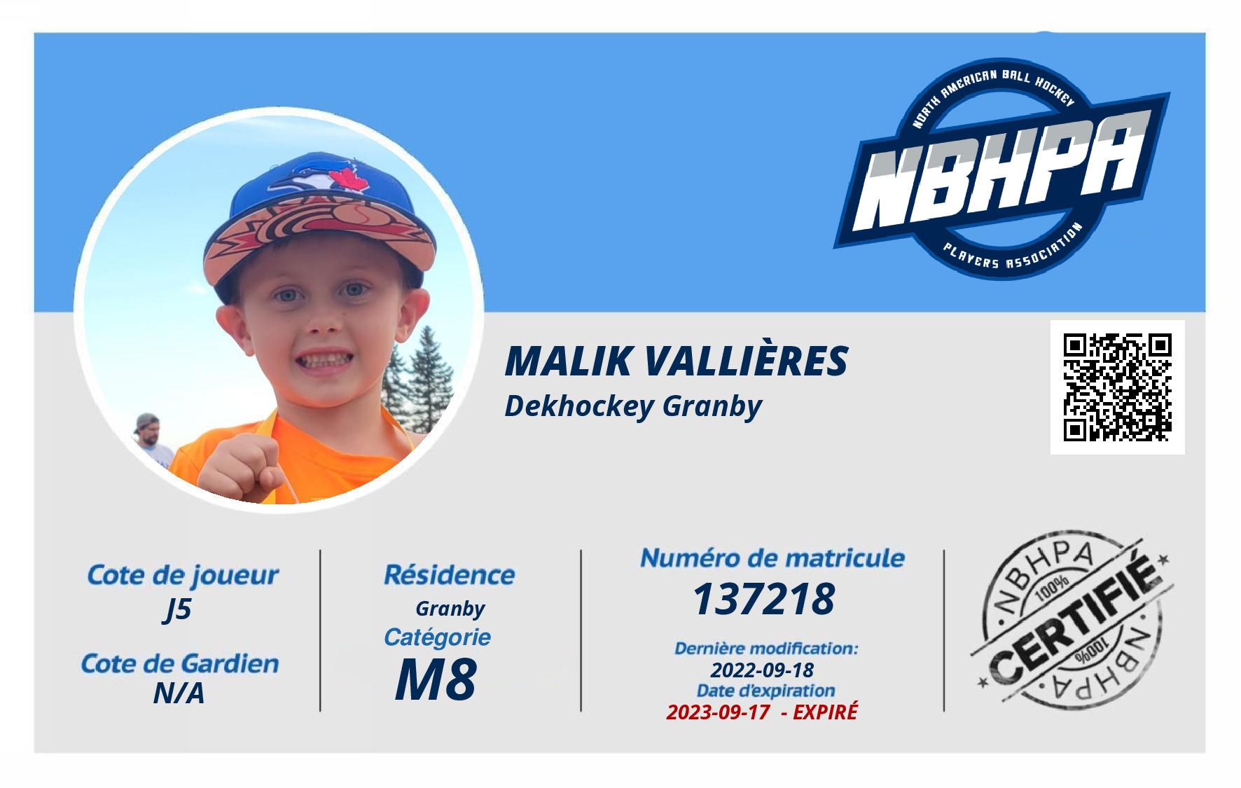 Malik Vallières 