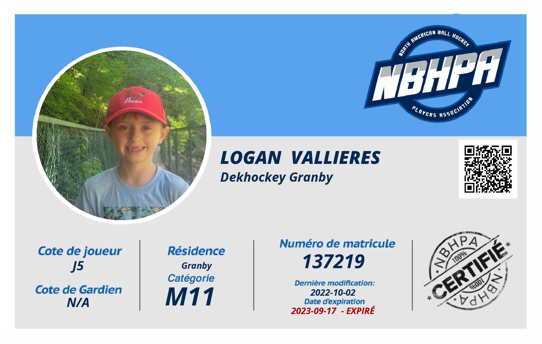 Logan  Vallieres