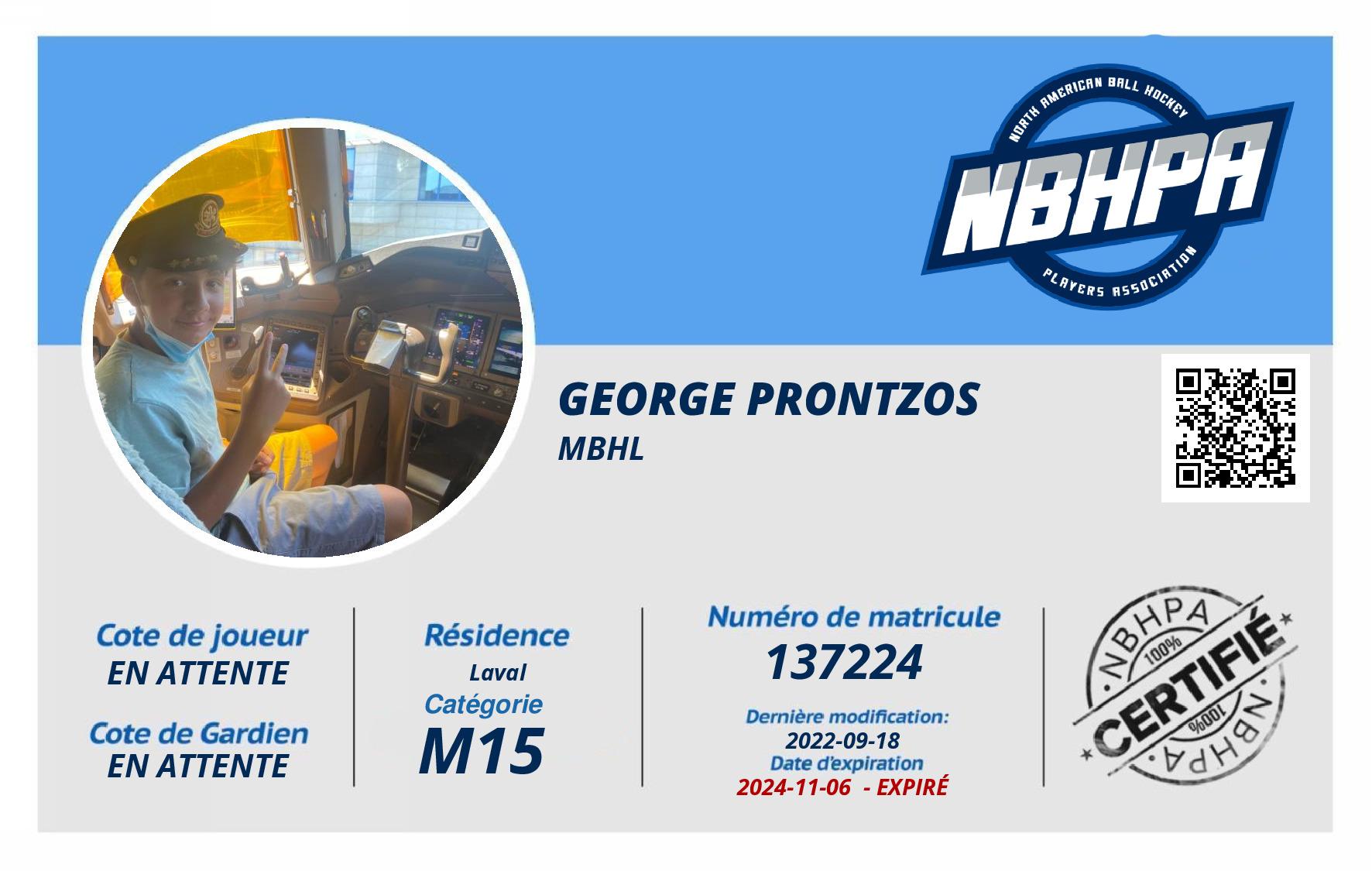 George Prontzos