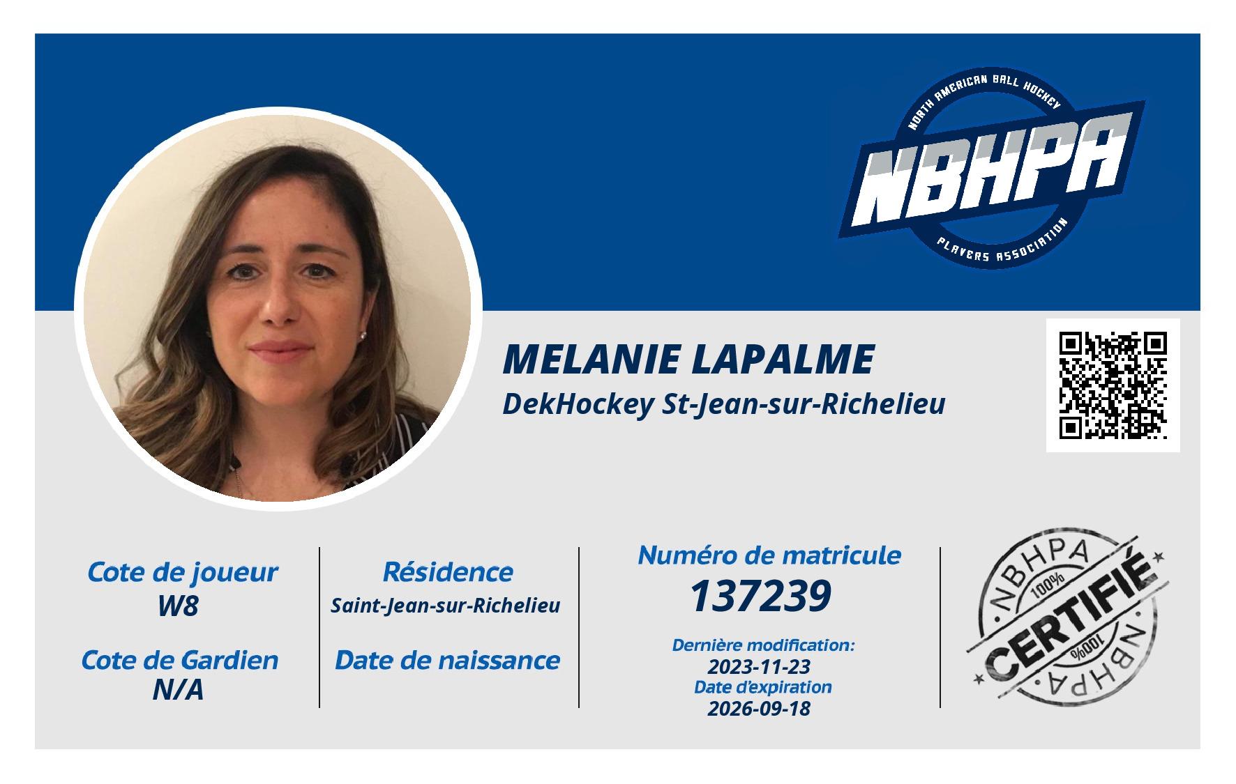 Melanie Lapalme
