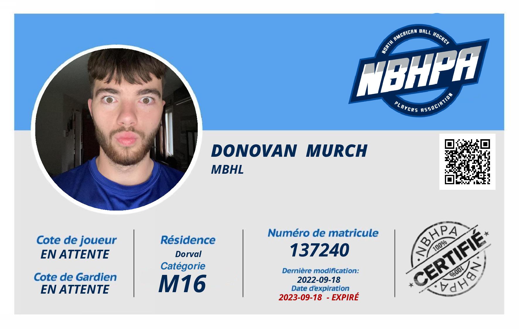 Donovan  Murch