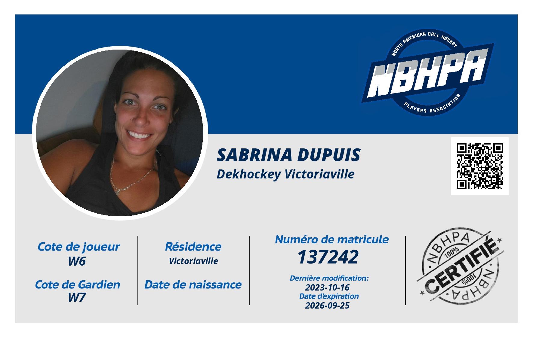 Sabrina Dupuis