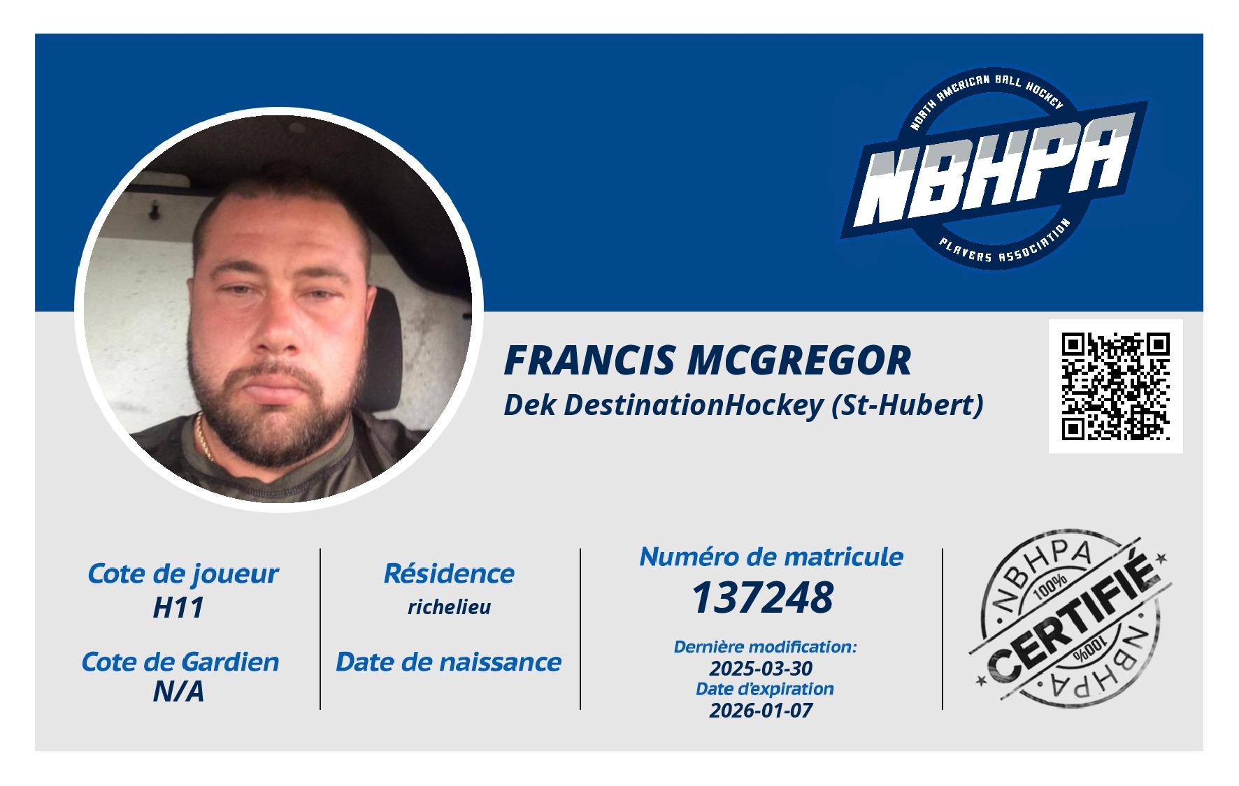 Francis Mcgregor