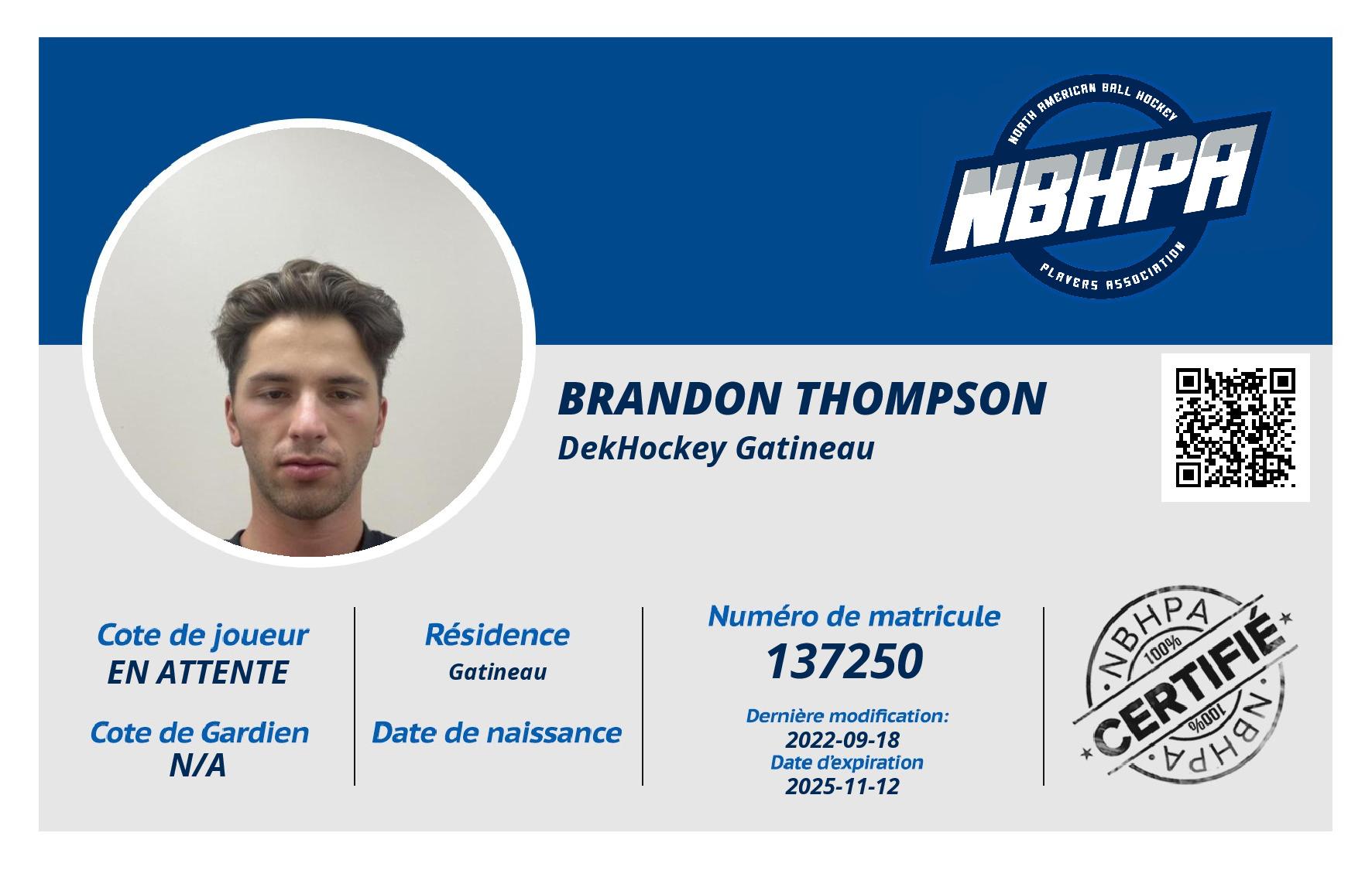Brandon Thompson