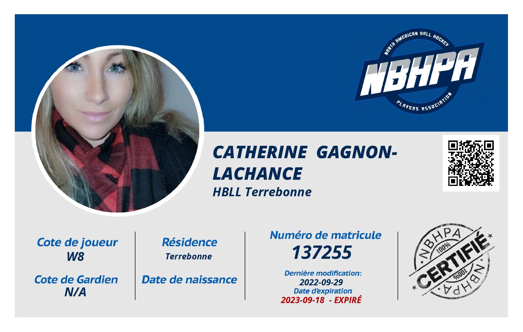 Catherine  Gagnon-Lachance 