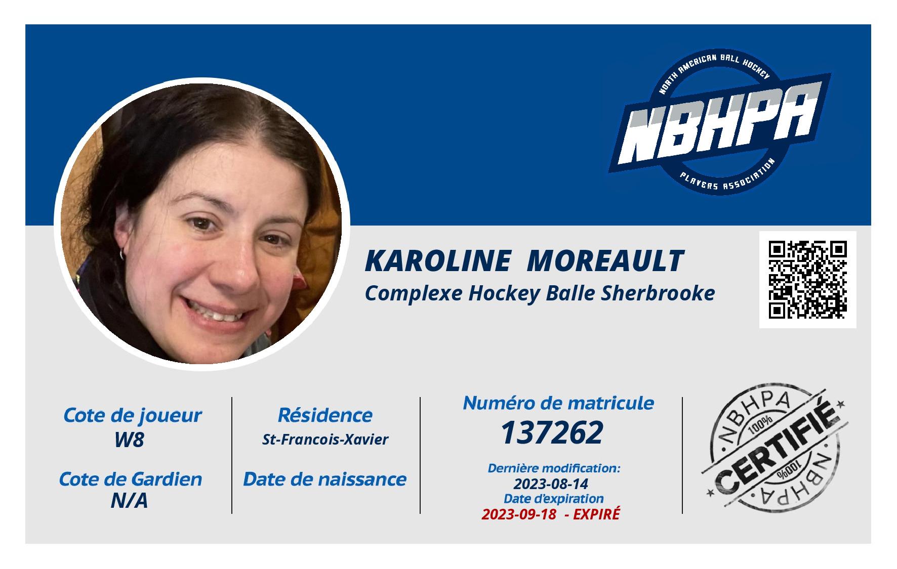 Karoline  Moreault