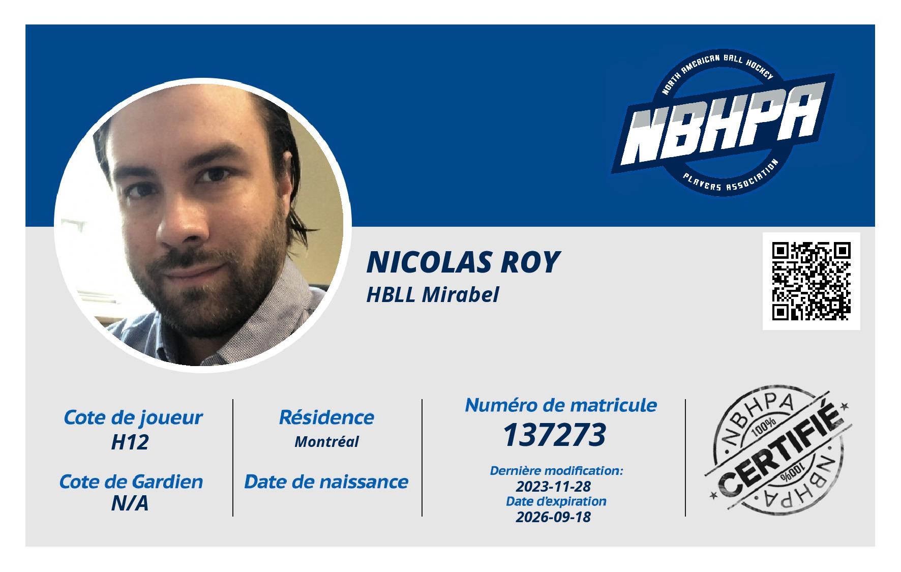 Nicolas Roy