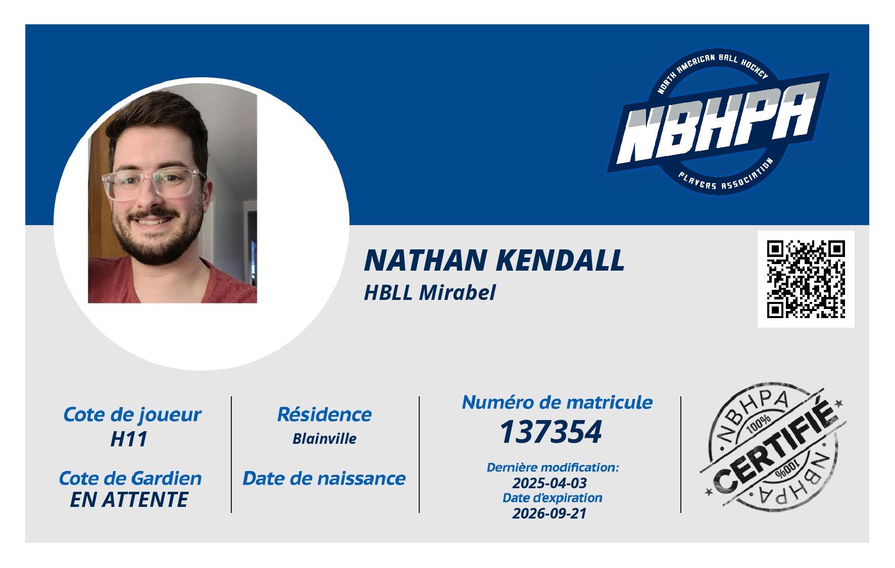 Nathan Kendall