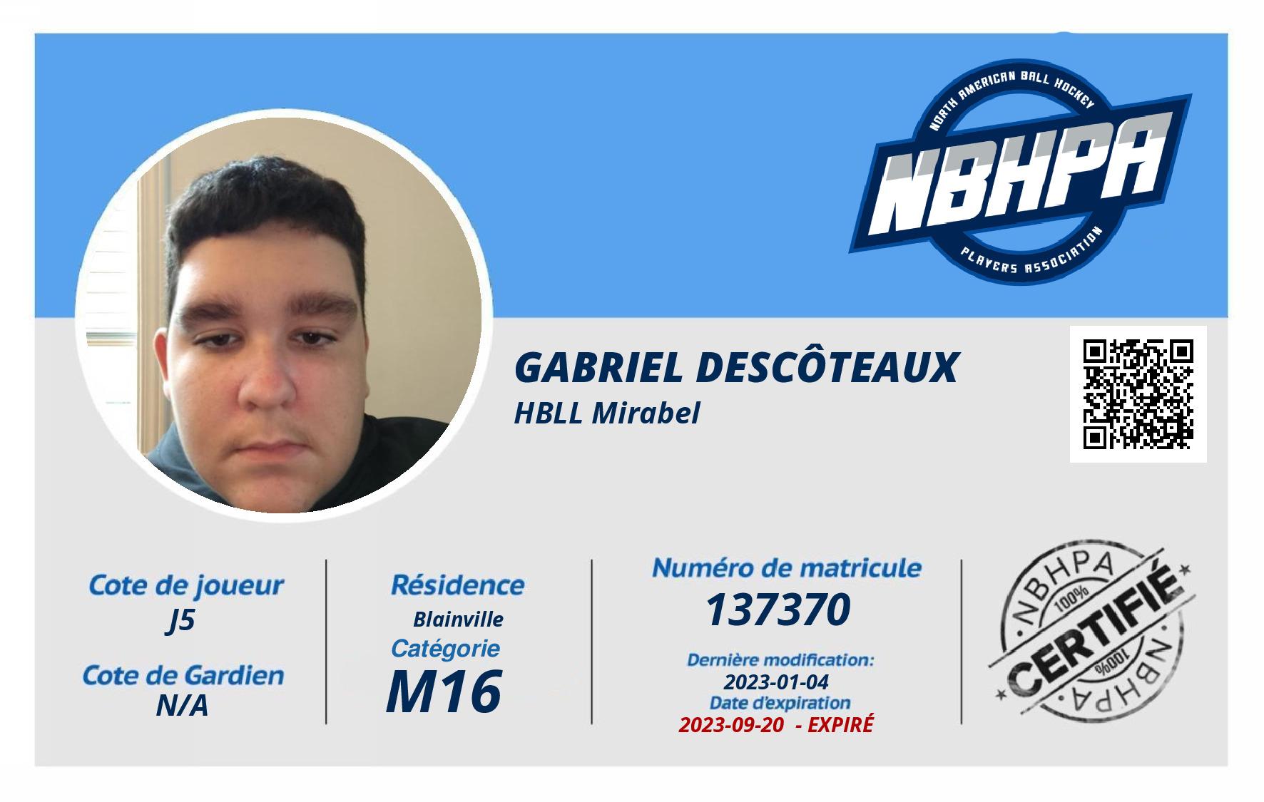 Gabriel Descôteaux