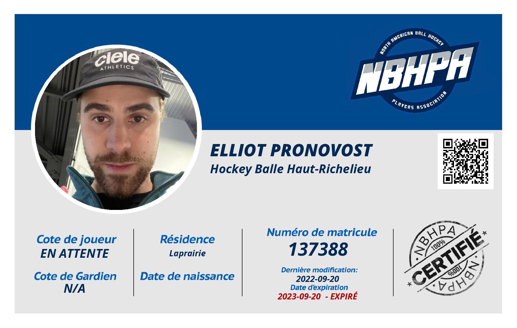 Elliot Pronovost