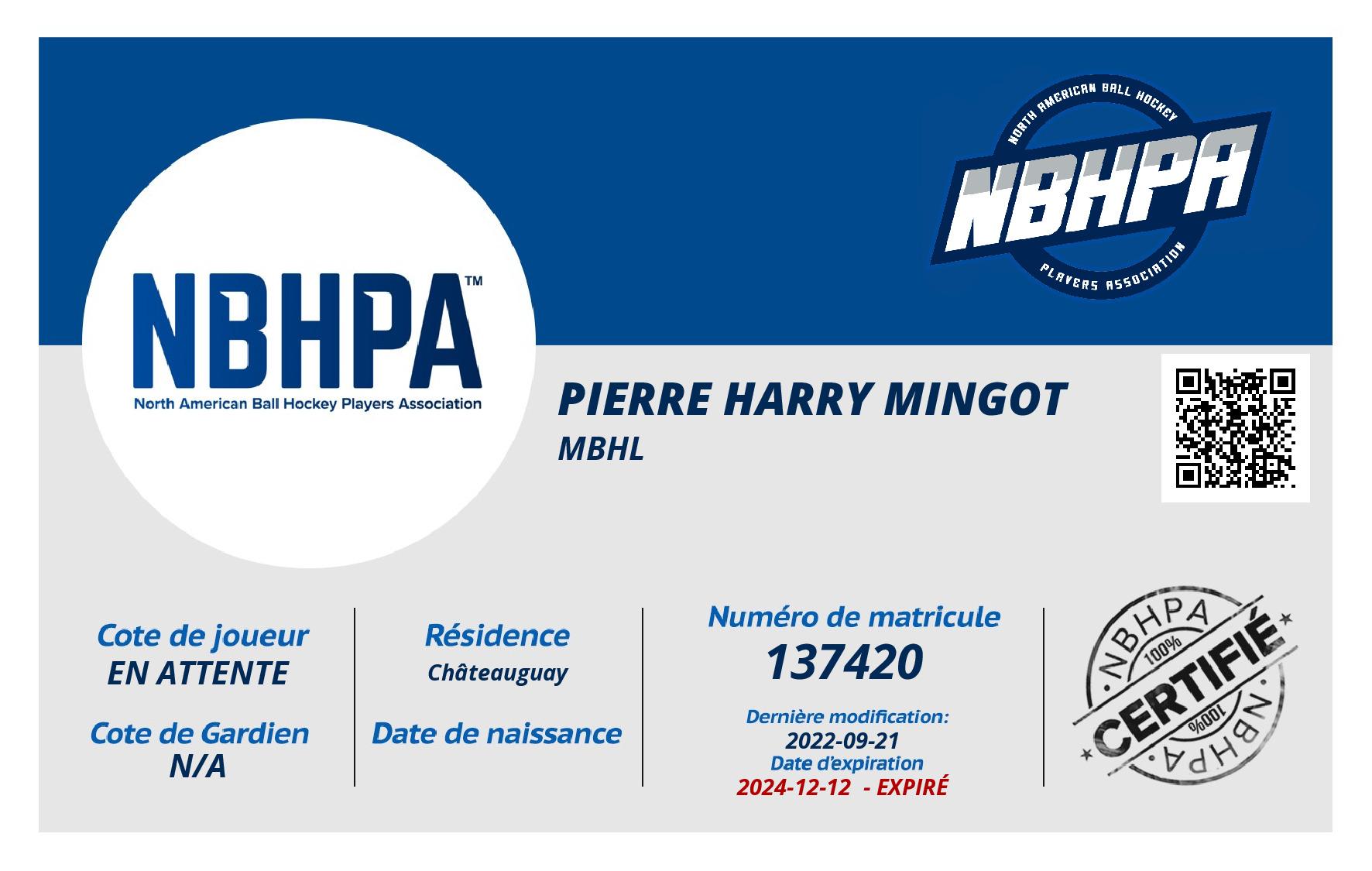 Pierre Harry Mingot