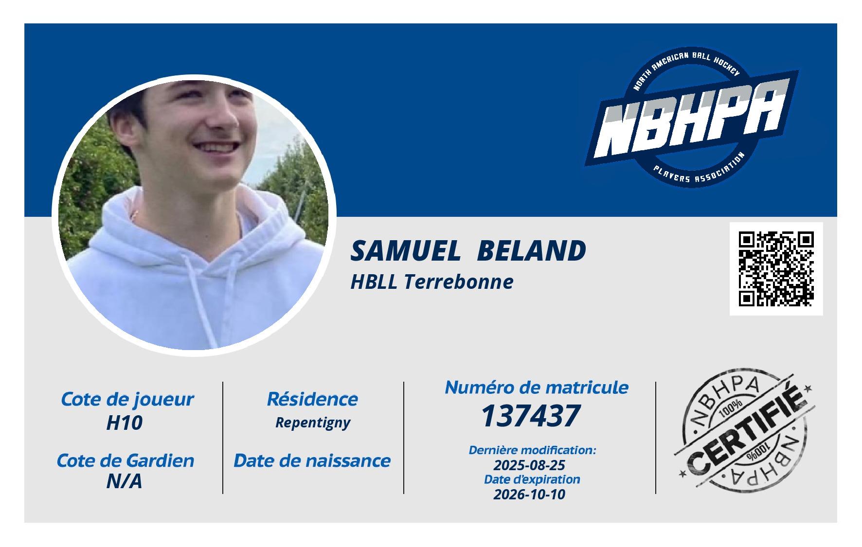 Samuel  Beland