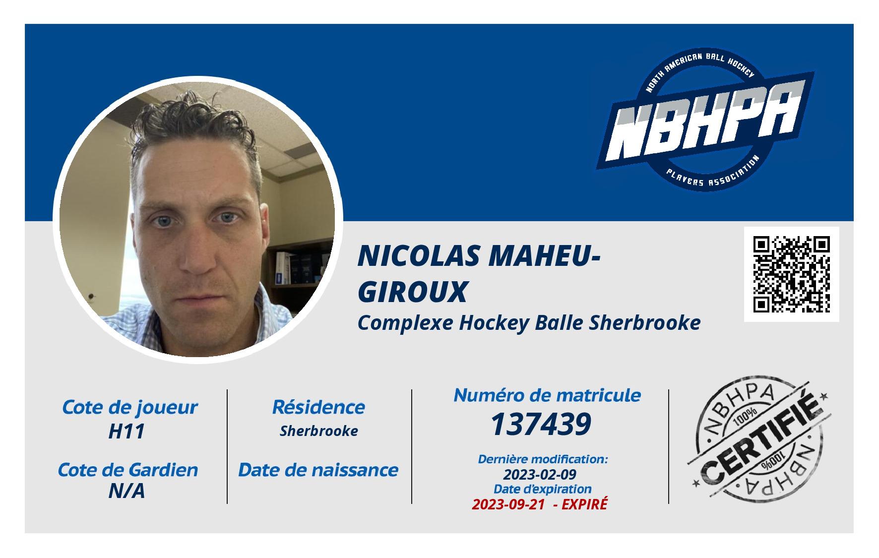 Nicolas Maheu-Giroux