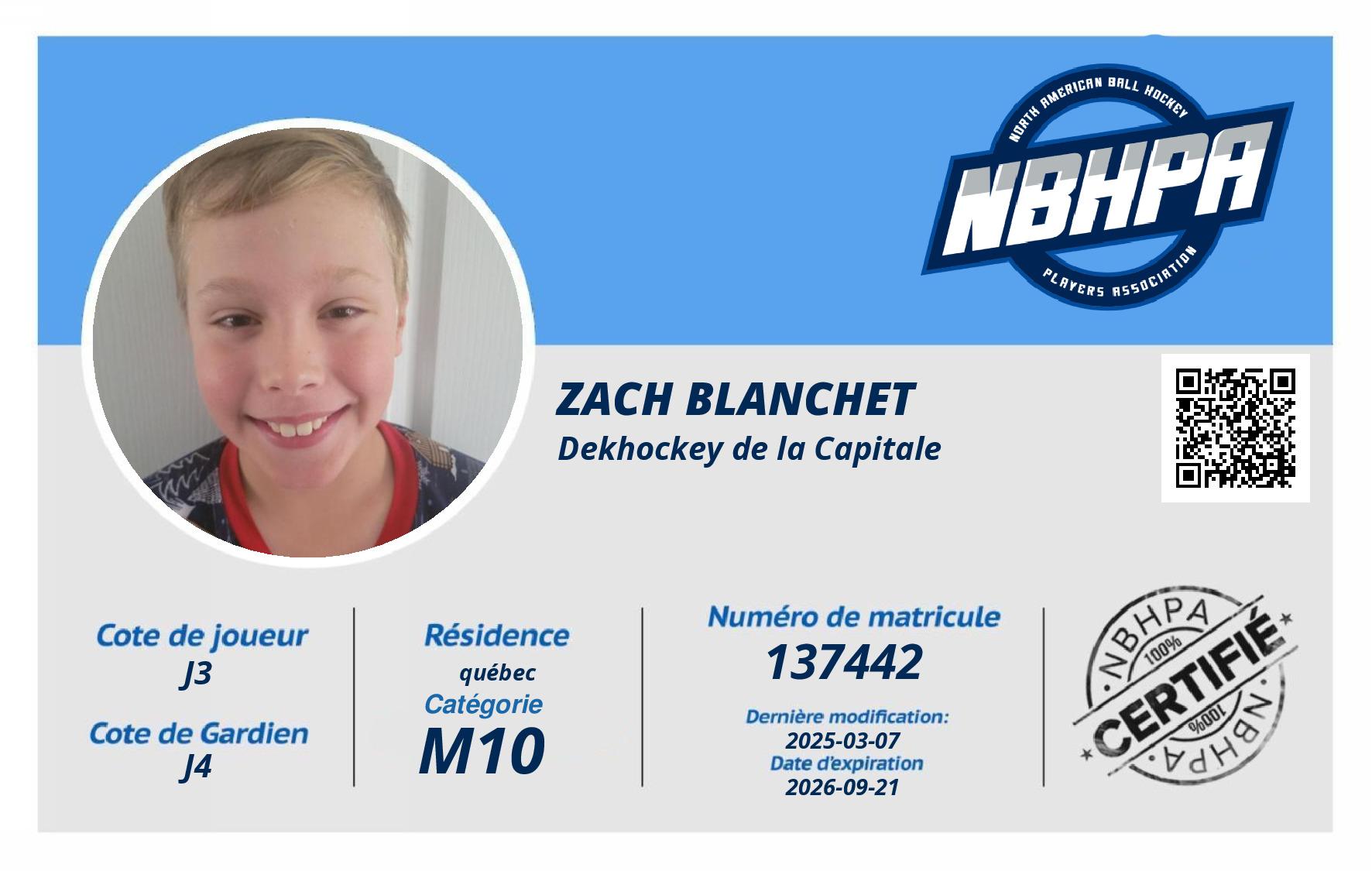 Zach Blanchet