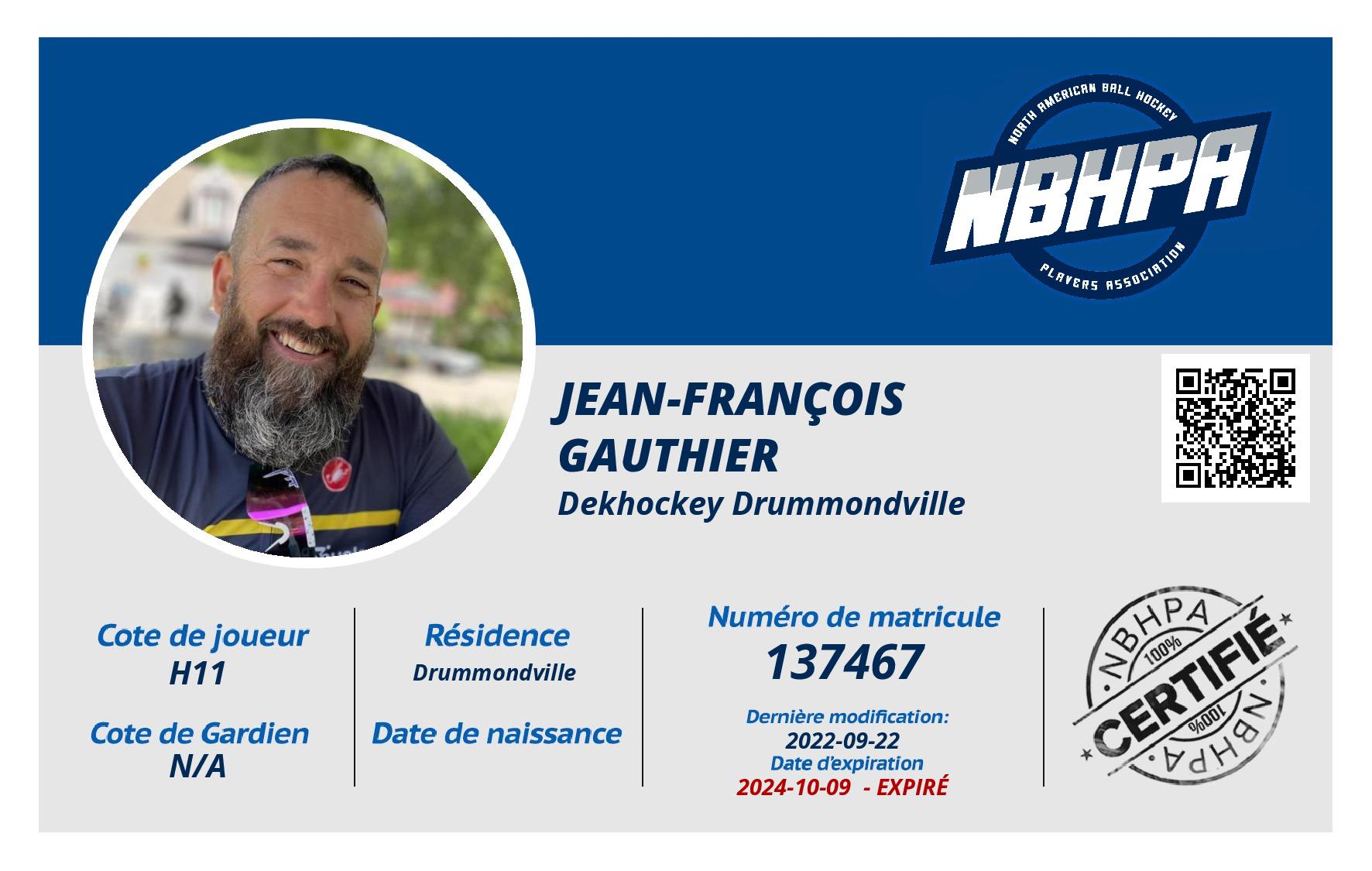 Jean-François  Gauthier 
