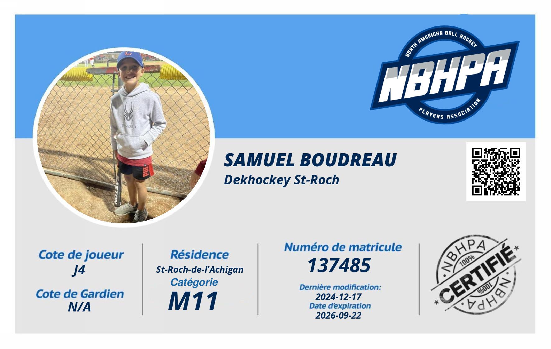 Samuel Boudreau