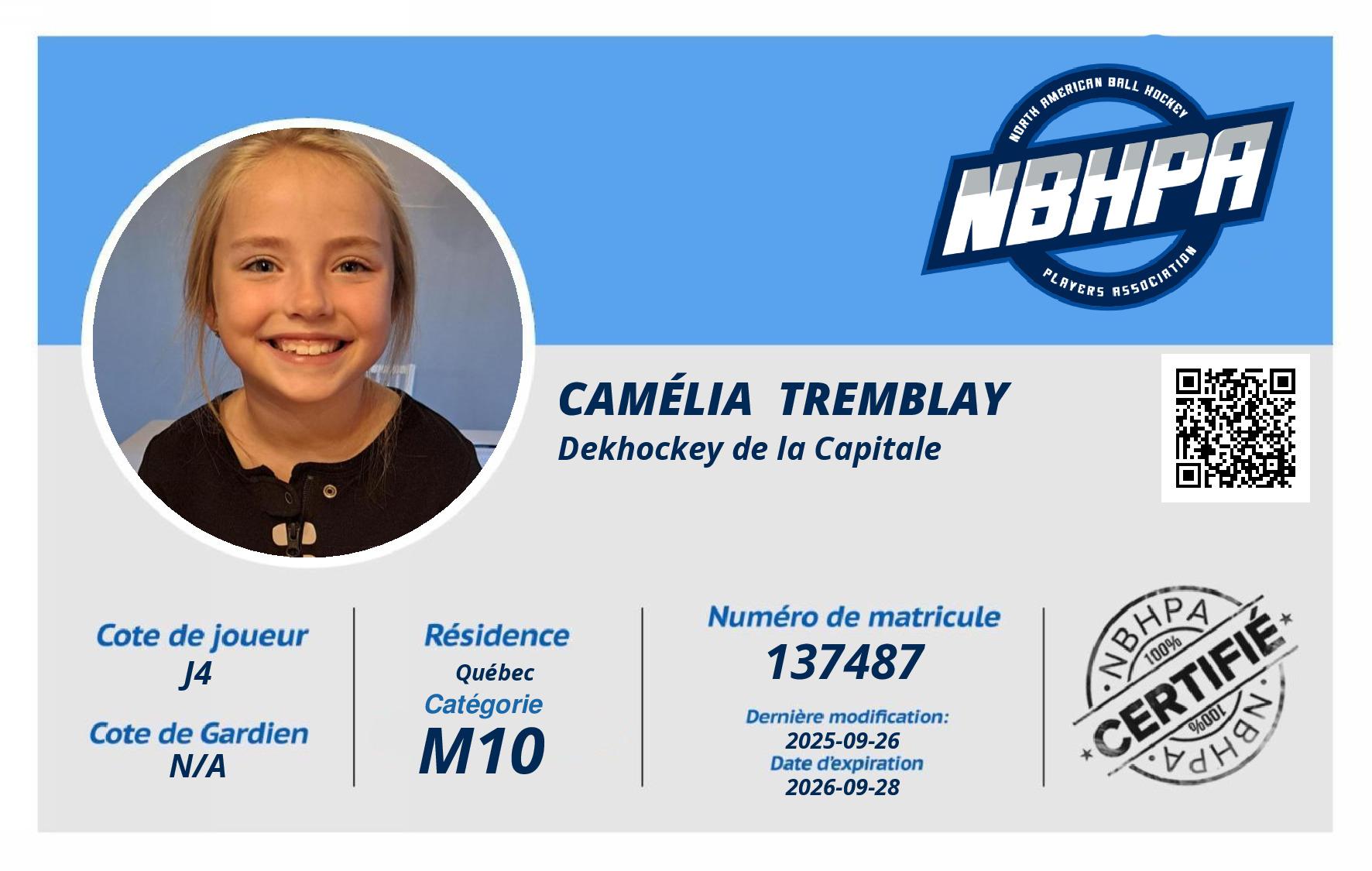Camélia  Tremblay 