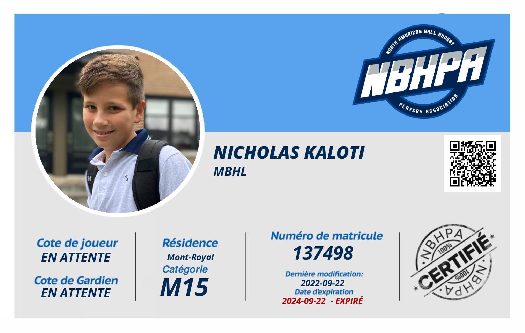 Nicholas Kaloti