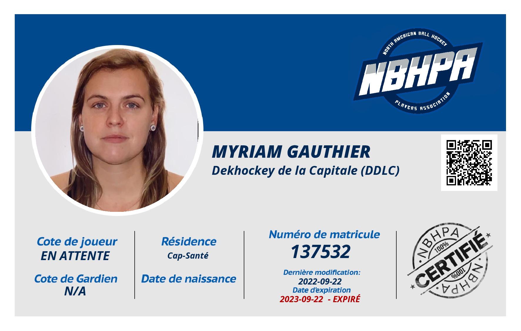 Myriam Gauthier