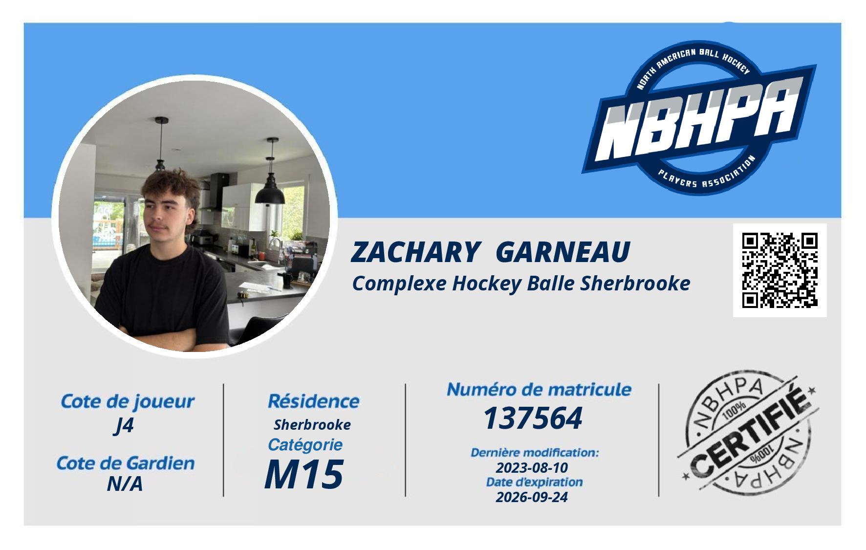Zachary  Garneau 