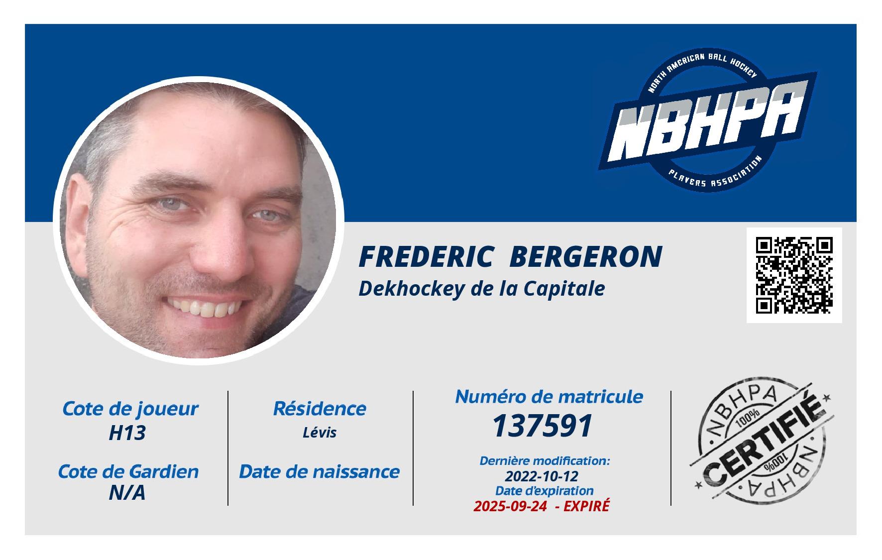 Frederic  Bergeron 