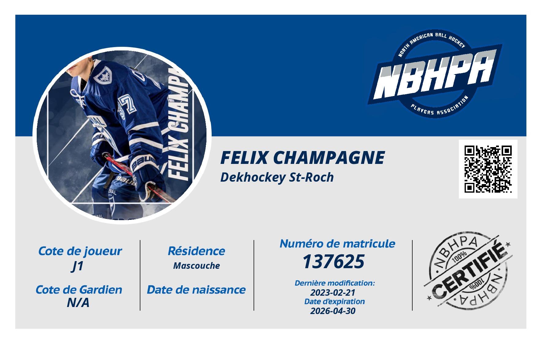 Felix Champagne