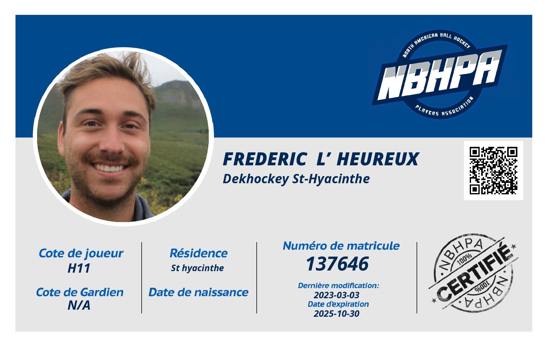 Frederic  L’heureux 