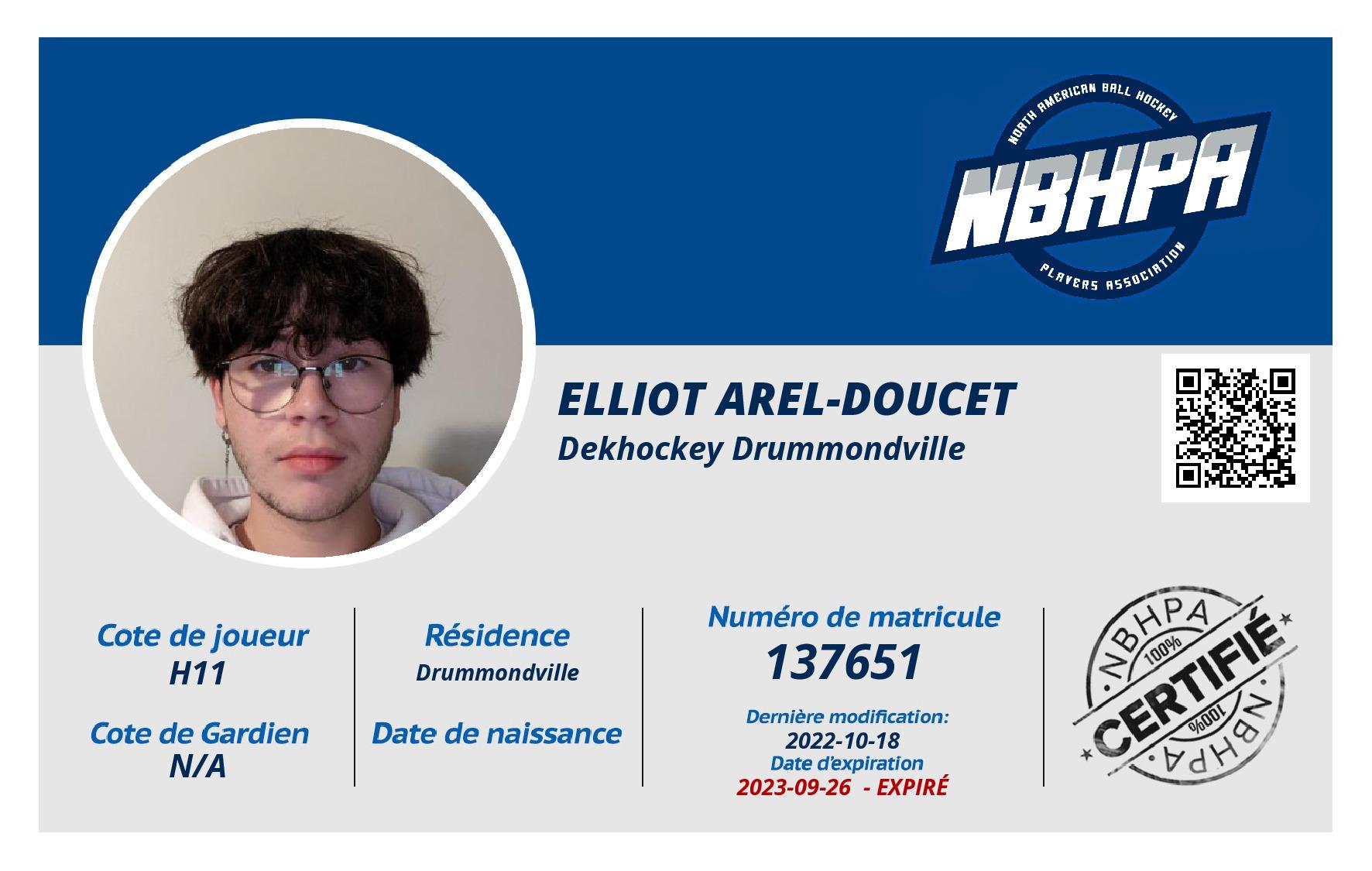 Elliot Arel-Doucet 