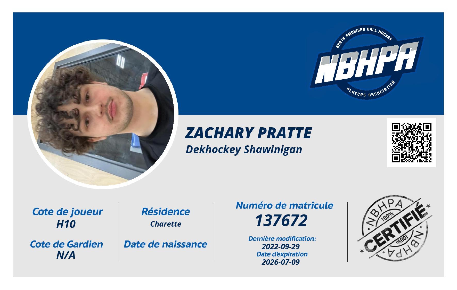Zachary Pratte