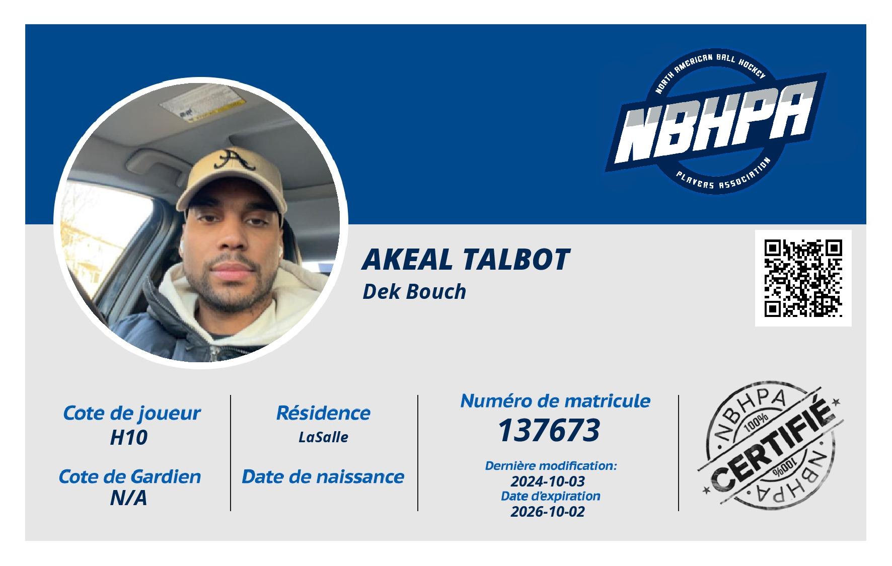 Akeal Talbot