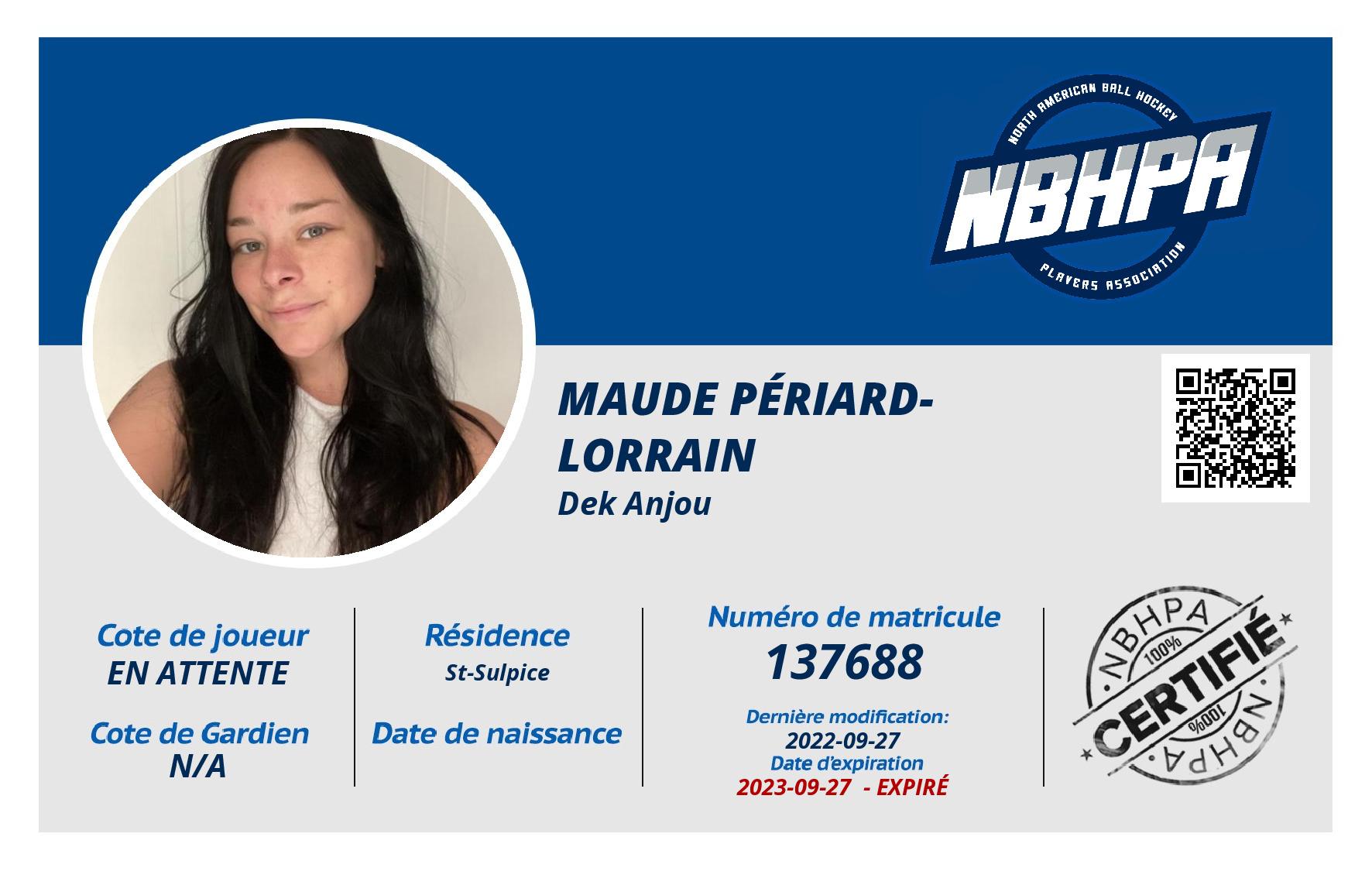 Maude Périard-Lorrain