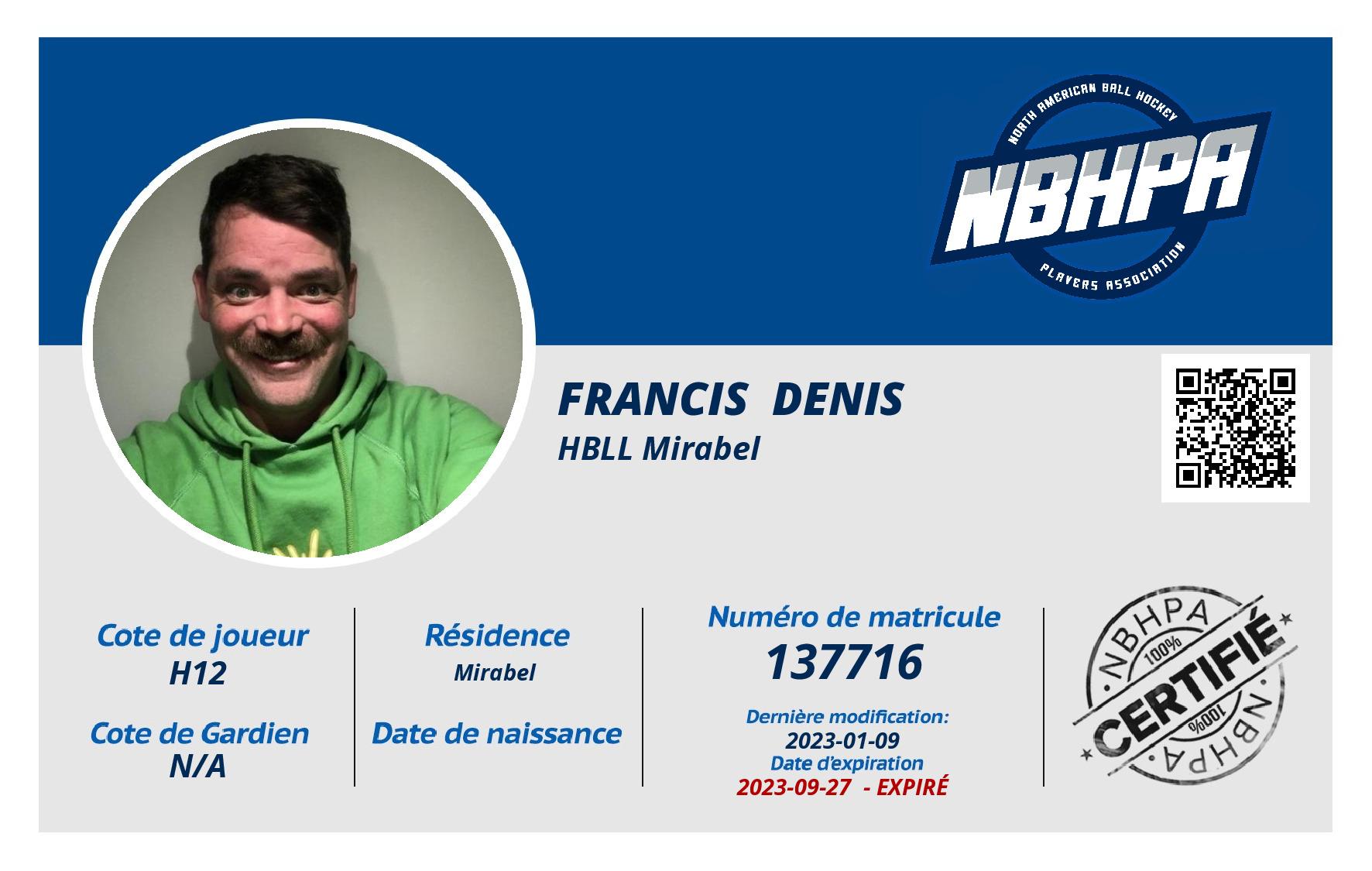 Francis  Denis 