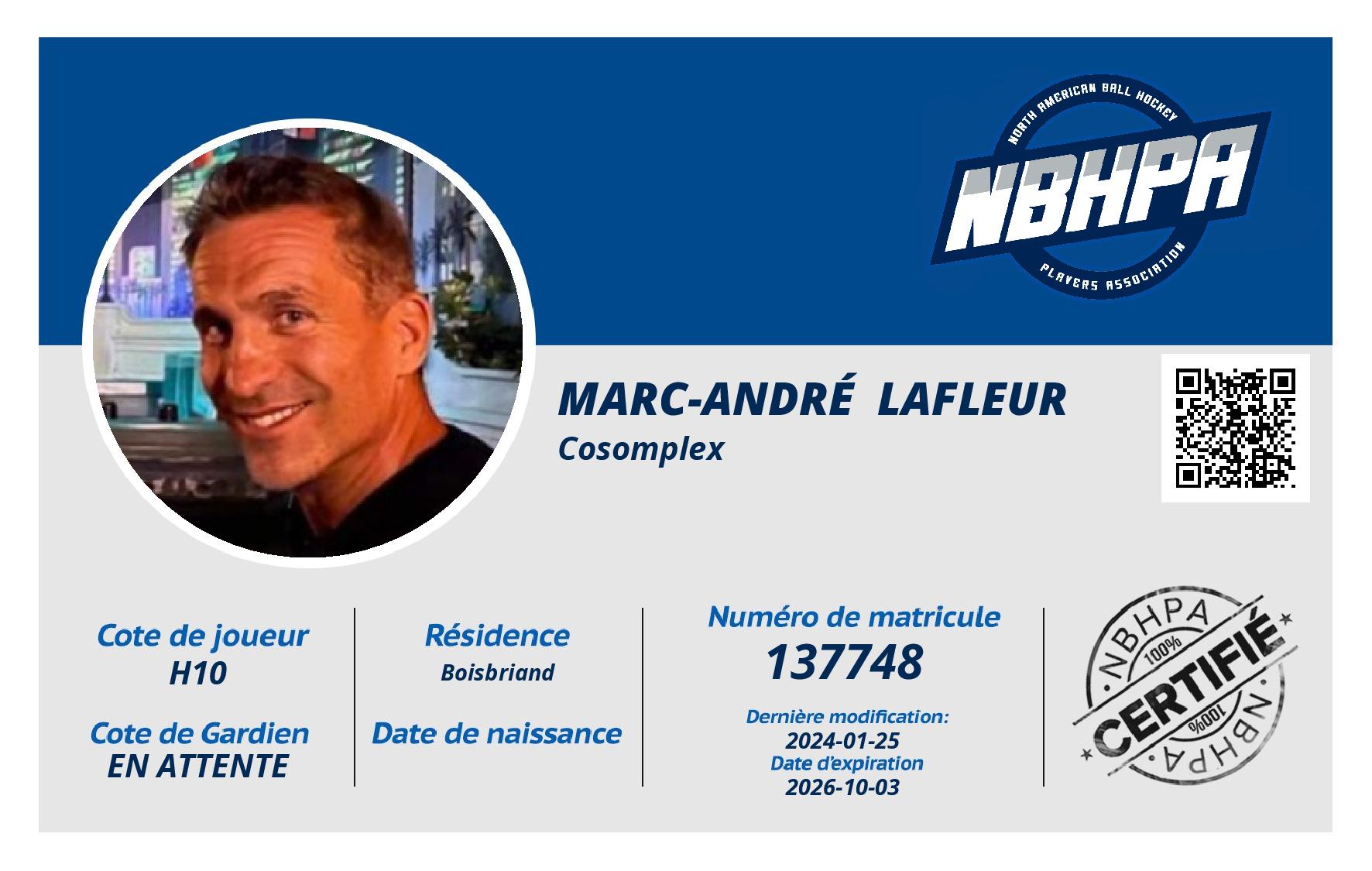 Marc-André  Lafleur 
