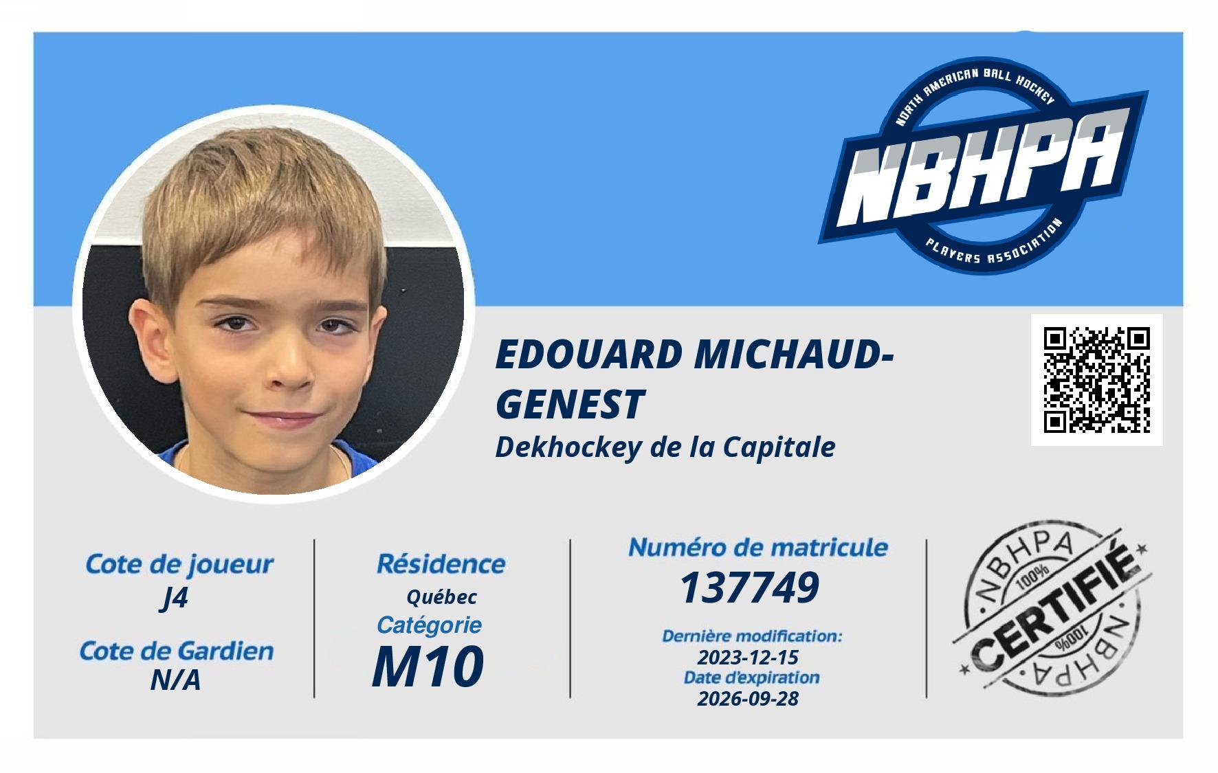 Edouard Michaud-Genest