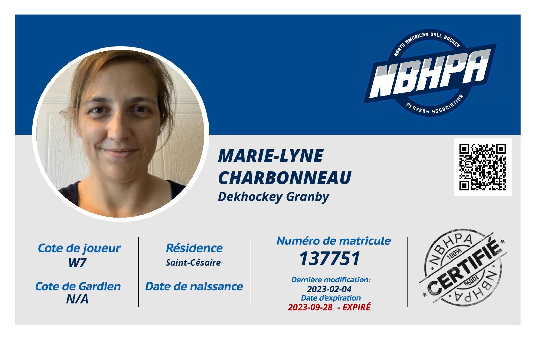 Marie-Lyne Charbonneau 