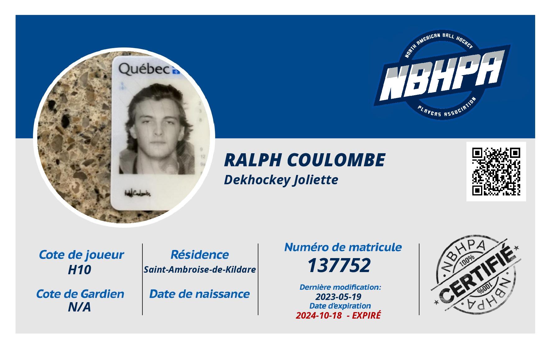 Ralph Coulombe