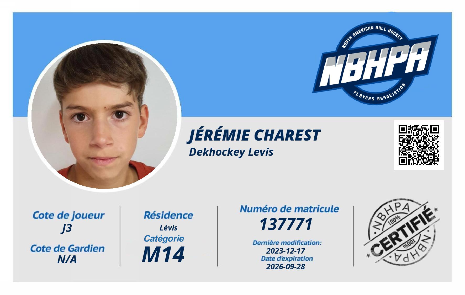 Jérémie Charest