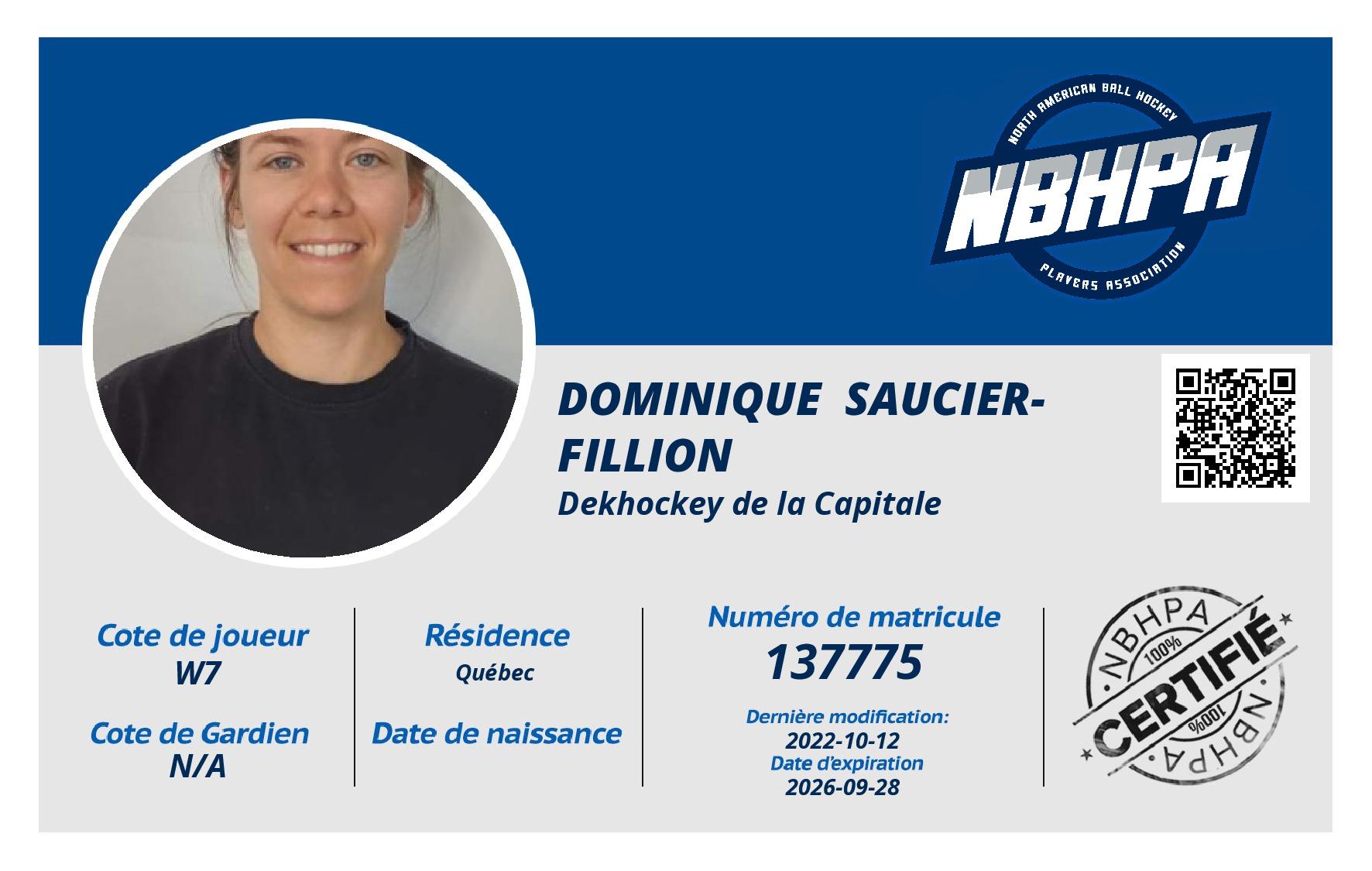 Dominique  Saucier-Fillion 
