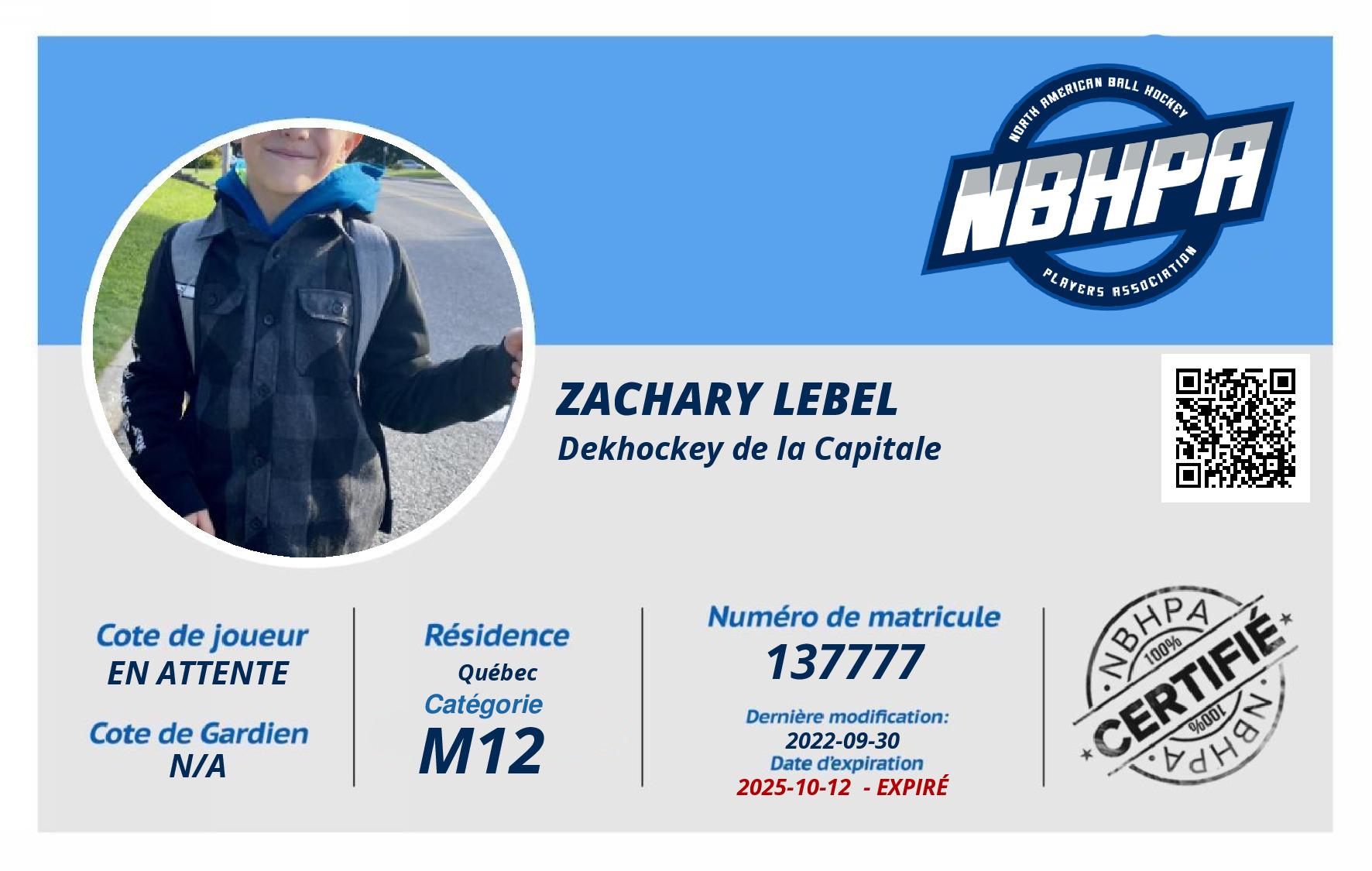 Zachary Lebel