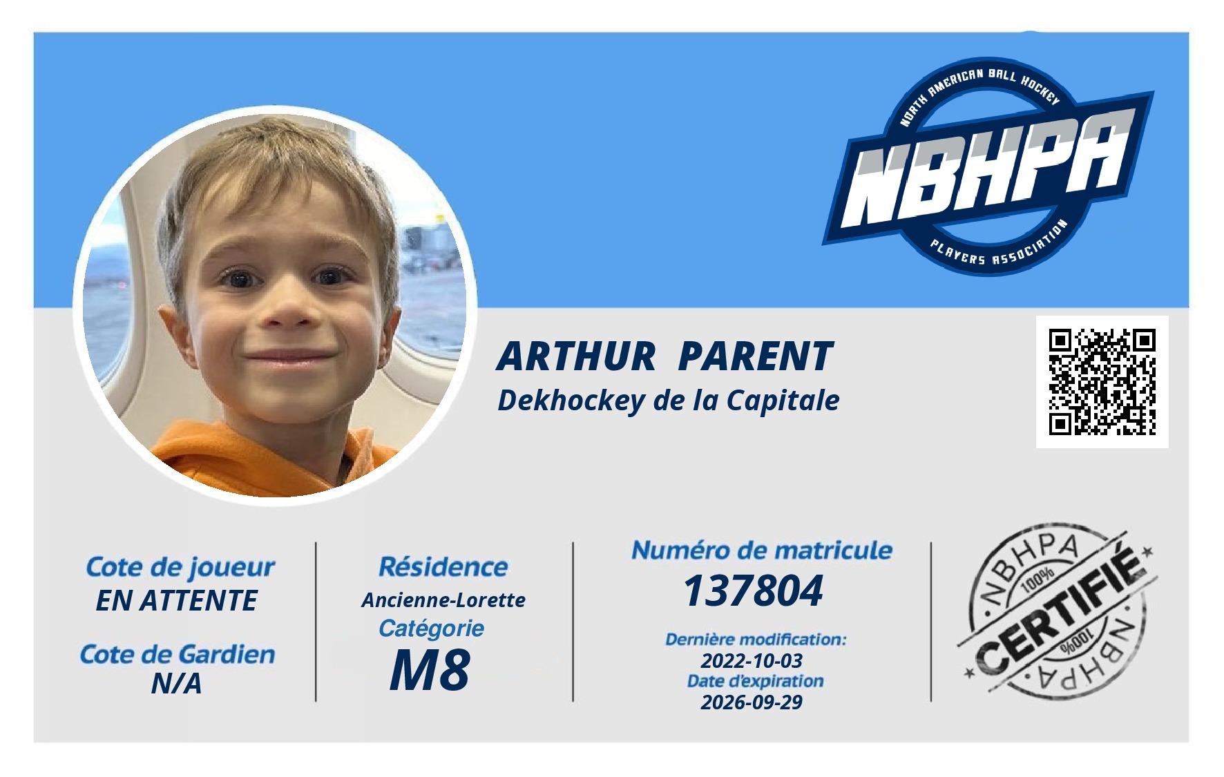 Arthur  Parent