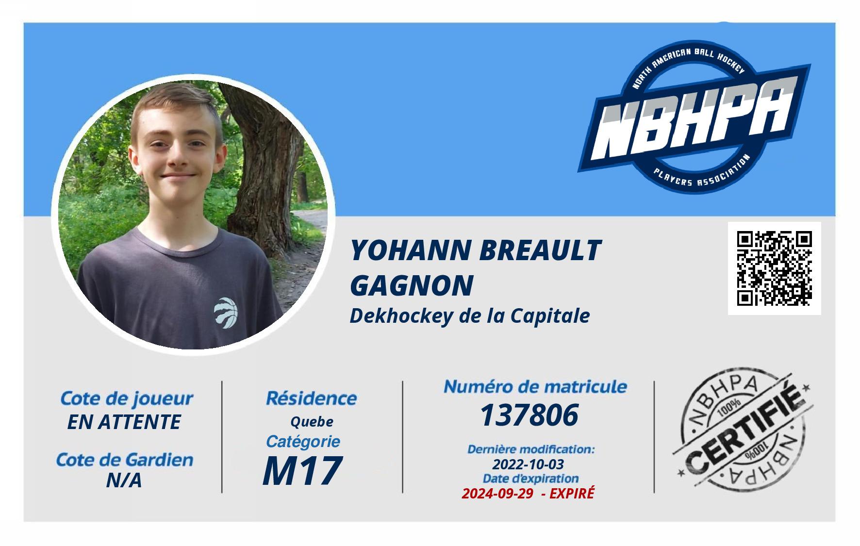 Yohann Breault Gagnon