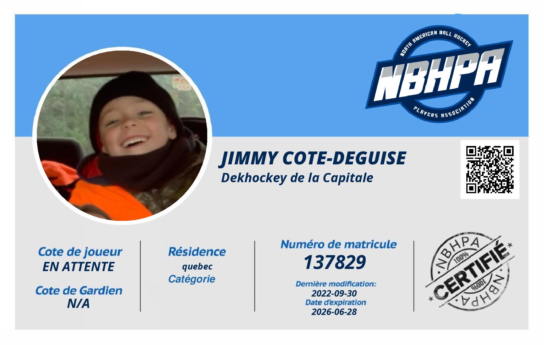 Jimmy Cote-Deguise