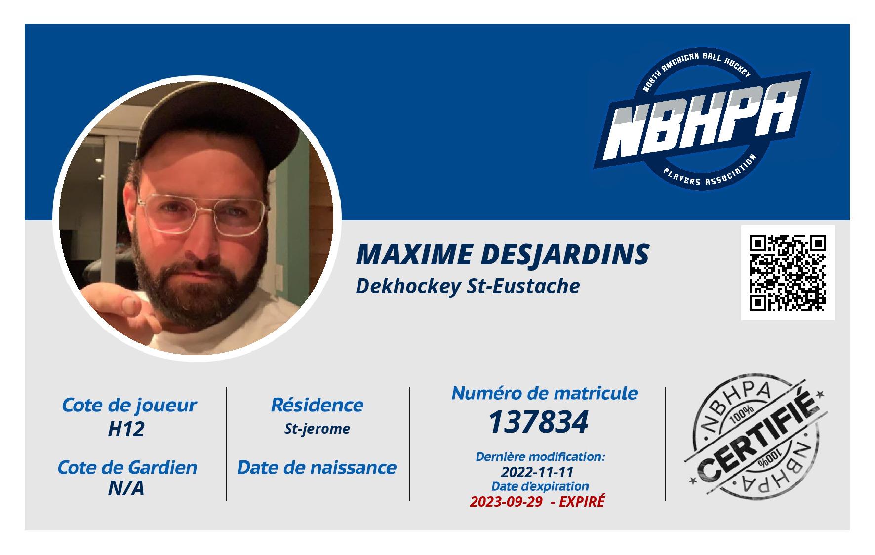 Maxime Desjardins