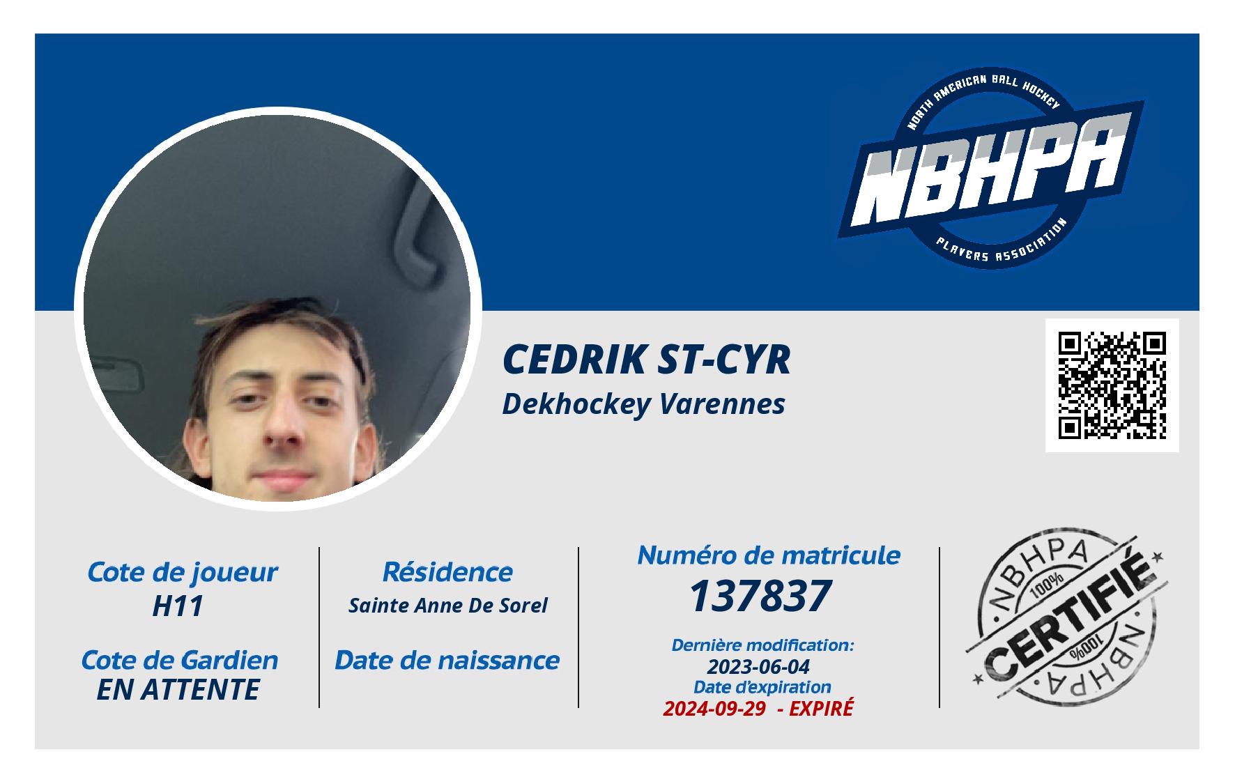 Cedrik St-Cyr