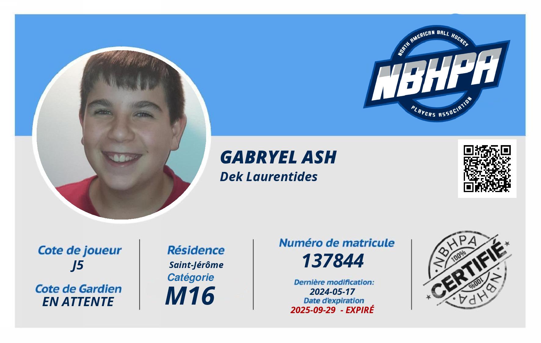 Gabryel Ash