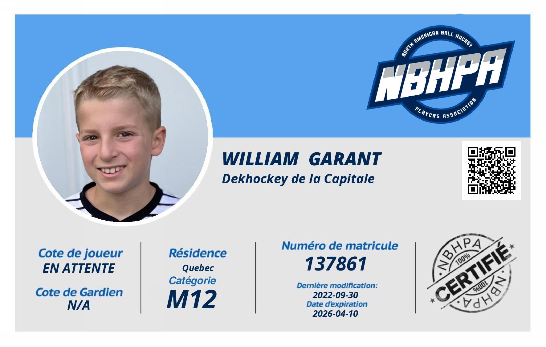 William  Garant