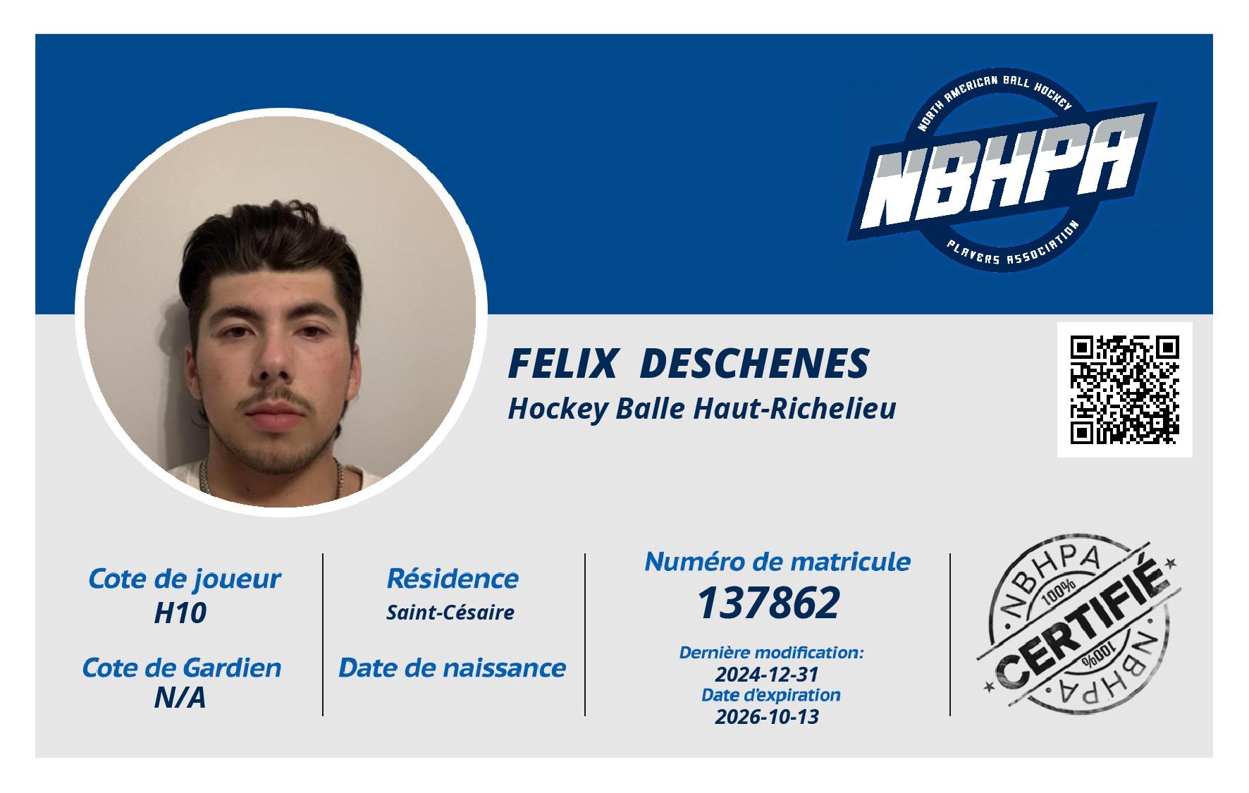 Felix  Deschenes 